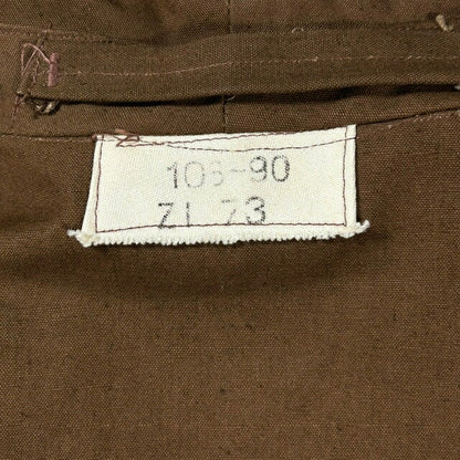 SNCF 50s French Railroad Brown Duck Work Jacket