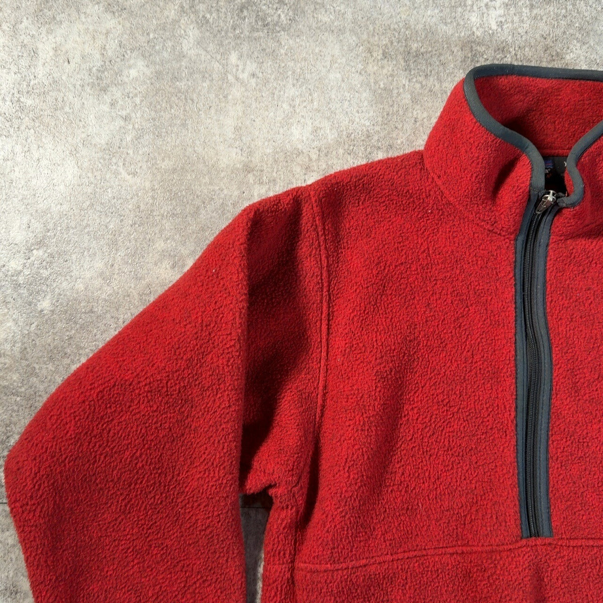 Patagonia 90s Synchilla Marsupial Half-Zip Red Size XS