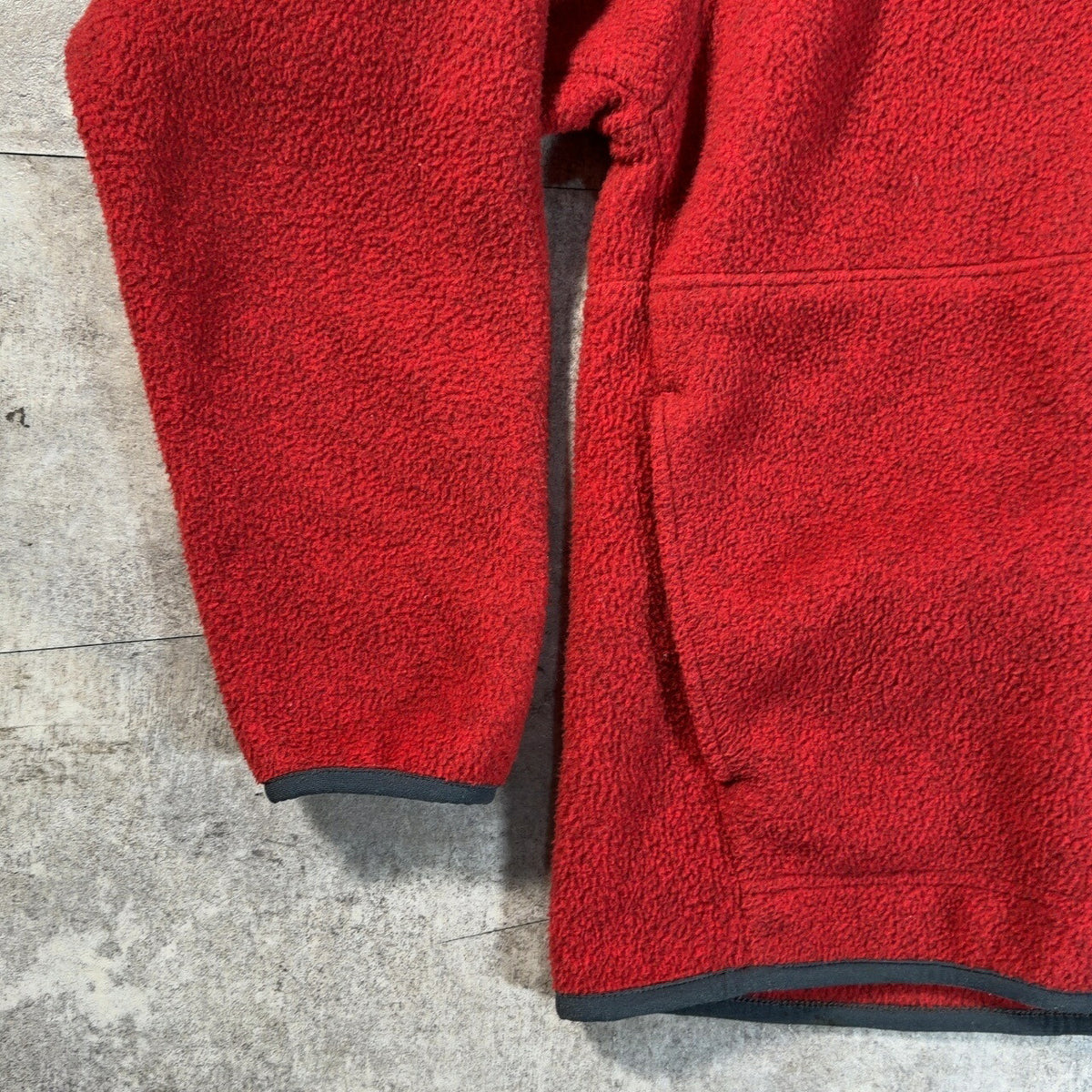 Patagonia 90s Synchilla Marsupial Half-Zip Red Size XS