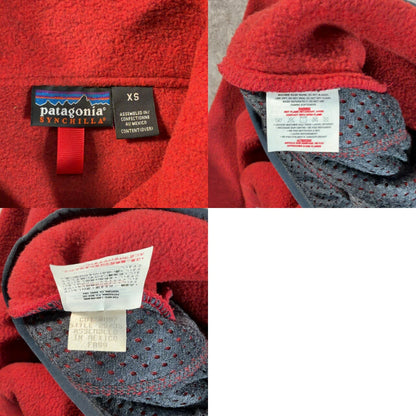 Patagonia 90s Synchilla Marsupial Half-Zip Red Size XS
