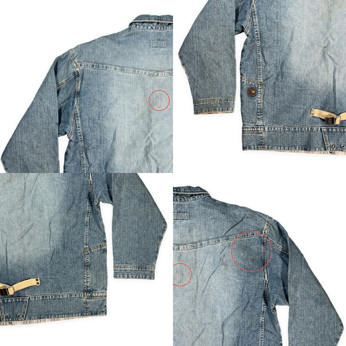 PELLE PELLE 90s Vintage Hip Hop Blue Denim Jacket Size XL