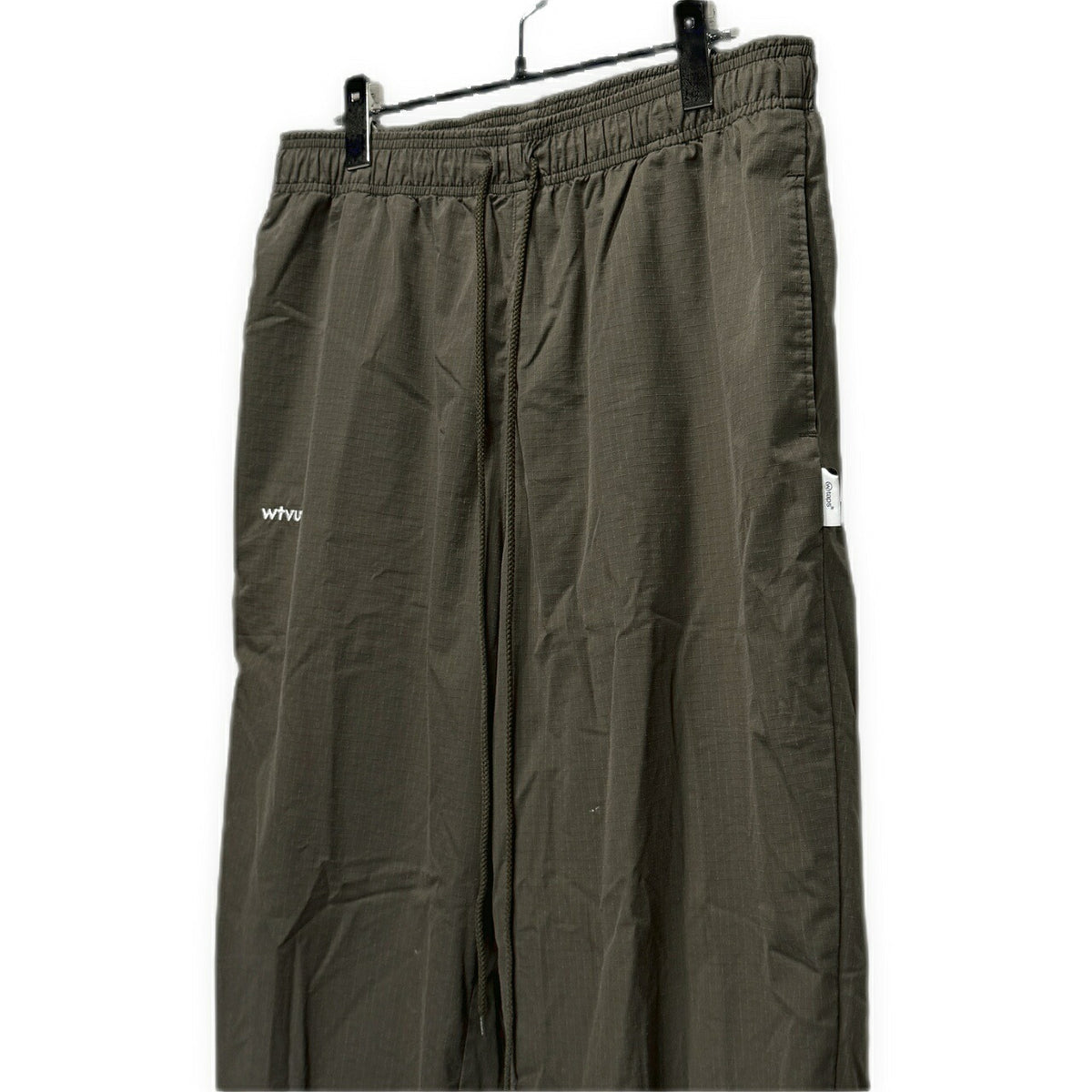 WTAPS INCOM 01 Ripstop Drawcord Easy Pants Green Size 03