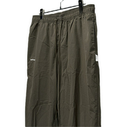 WTAPS INCOM 01 Ripstop Drawcord Easy Pants Green Size 03