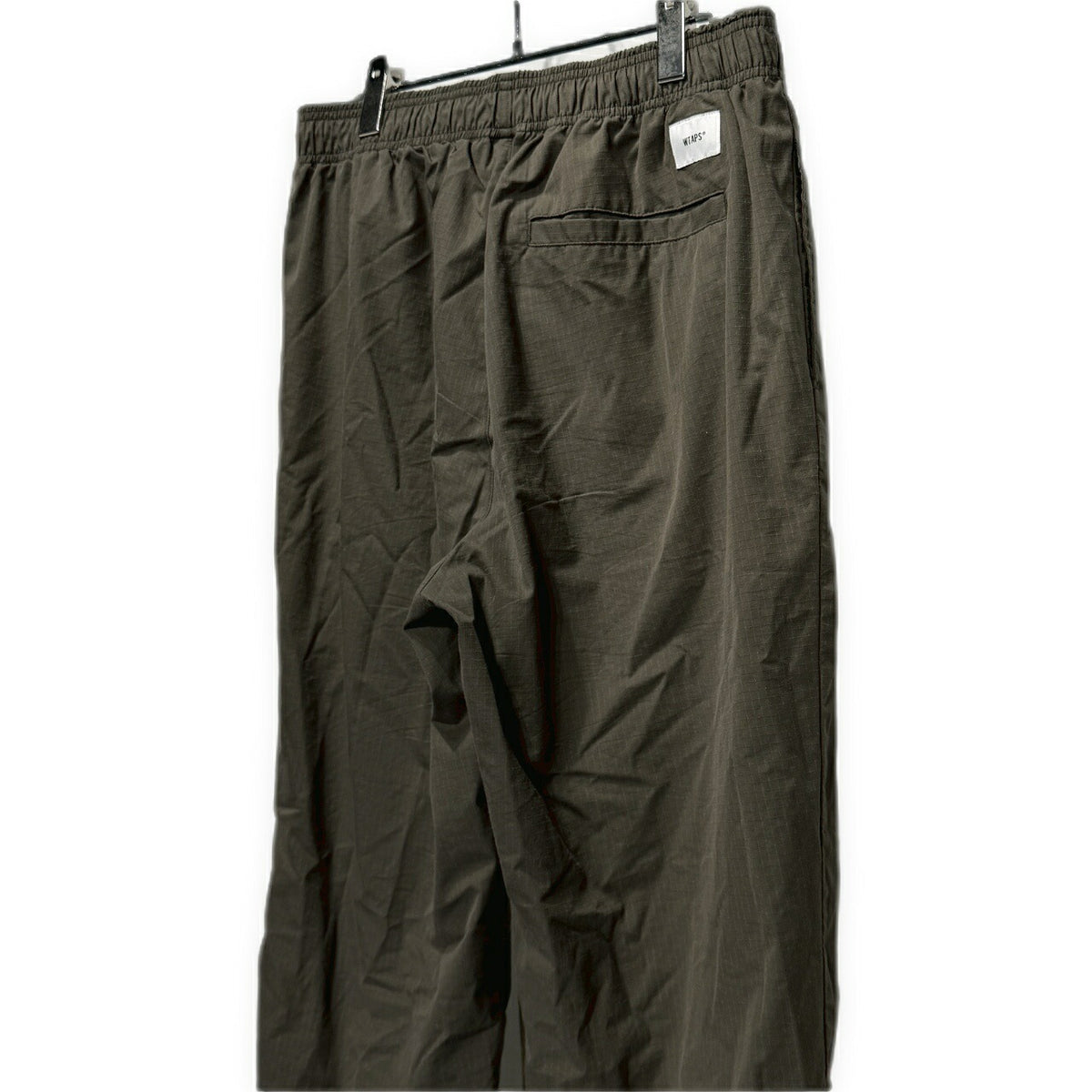 WTAPS INCOM 01 Ripstop Drawcord Easy Pants Green Size 03
