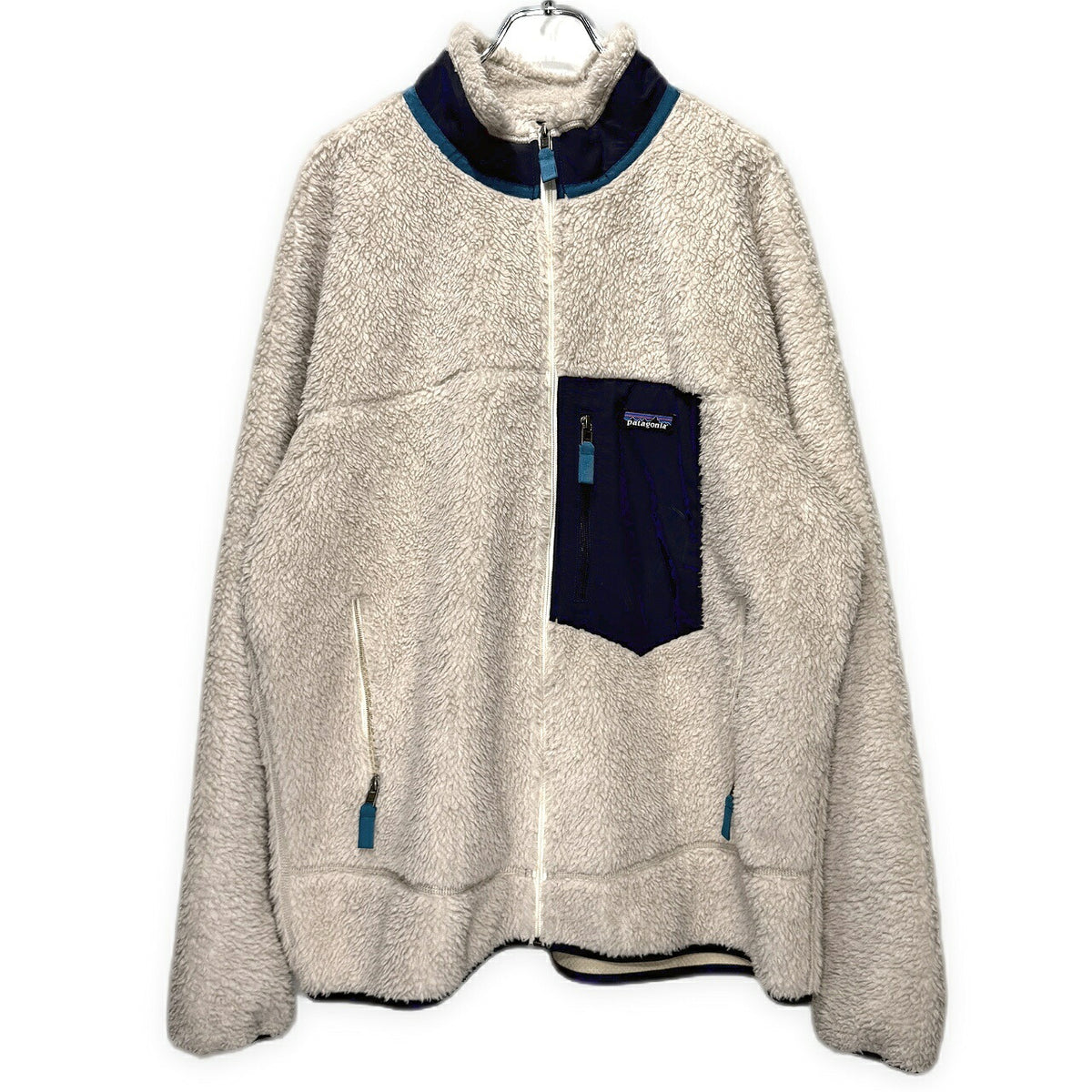 patagonia Classic Retro-X Boa Fleece Jacket Beige Size XXL