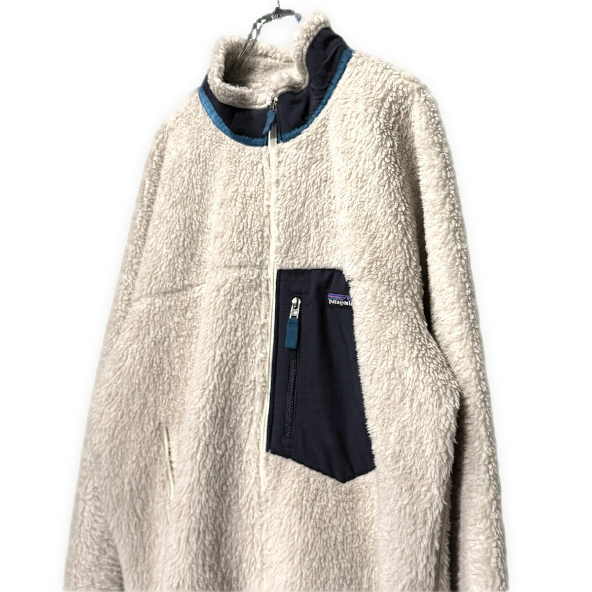 patagonia Classic Retro-X Boa Fleece Jacket Beige Size XXL