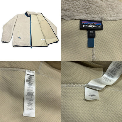 patagonia Classic Retro-X Boa Fleece Jacket Beige Size XXL