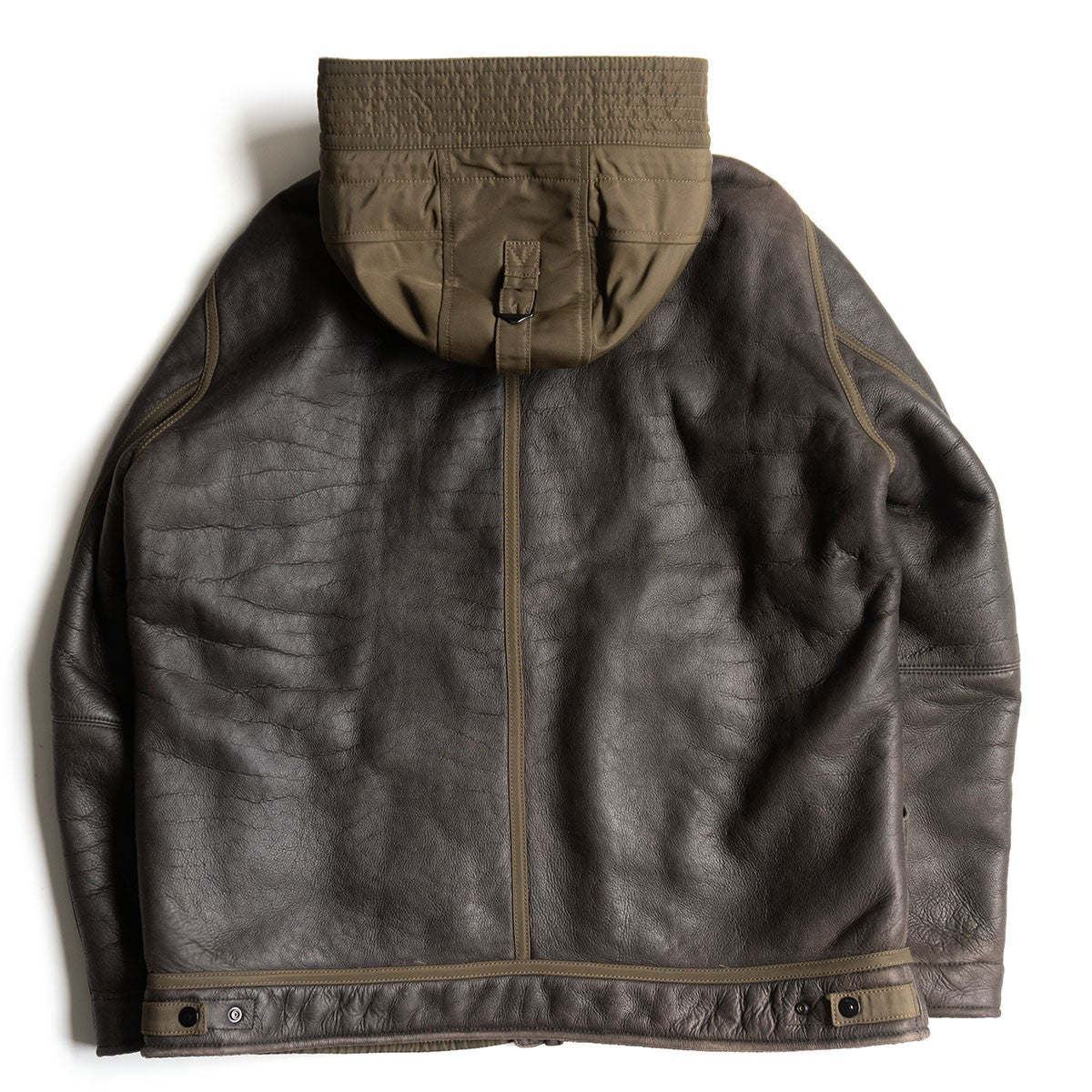Stone Island 12AW Hand Painted Sheepskin Jacket Size XXXL