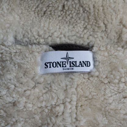 Stone Island 12AW Hand Painted Sheepskin Jacket Size XXXL