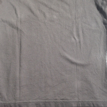 PRADA Gray Rubber Logo Polo Size M