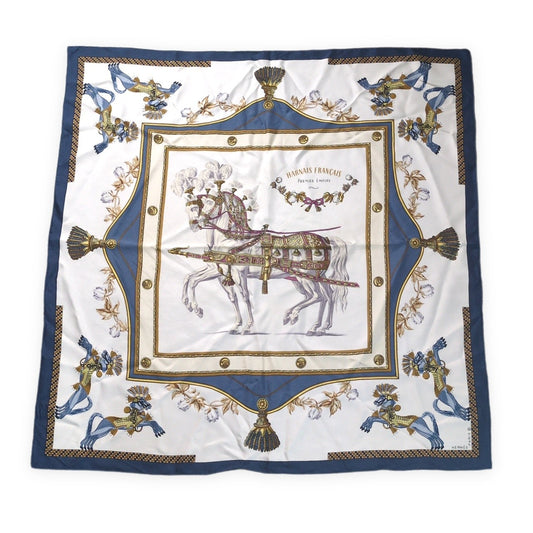 HERMES Carre 90 Harnais Scarf Multi
