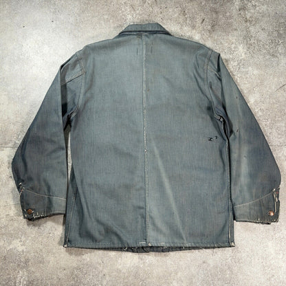 MONTGOMERY WARD 70s Vintage Faded Buttdye Work Jacket