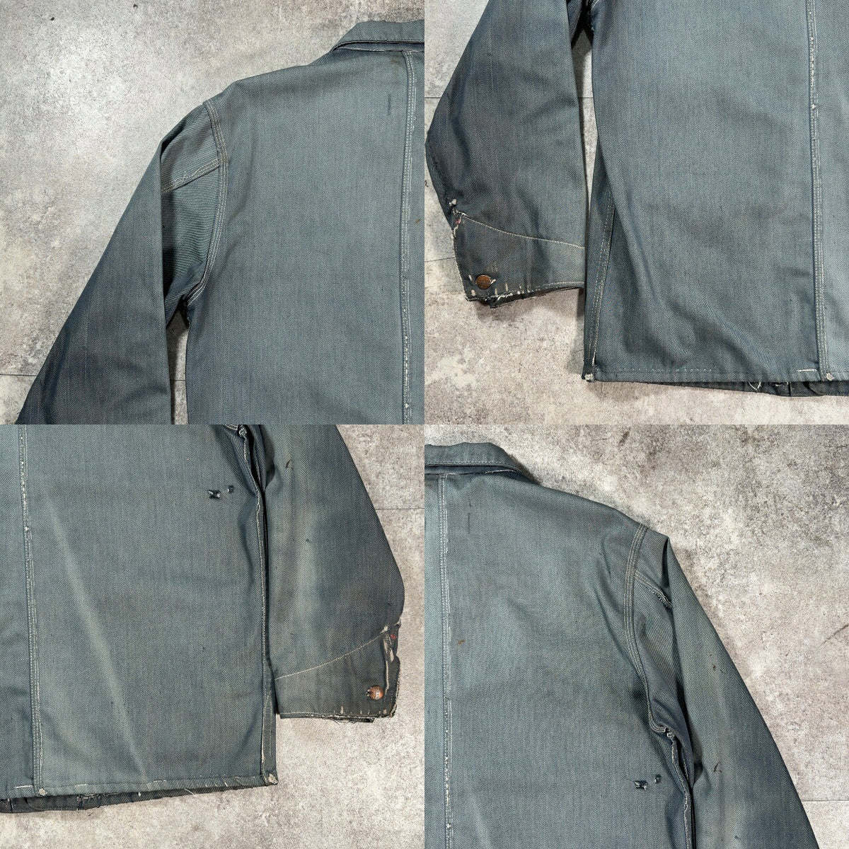 MONTGOMERY WARD 70s Vintage Faded Buttdye Work Jacket