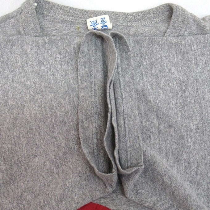 Champion 80s Print Long Sleeve T-Shirt Gray Size L