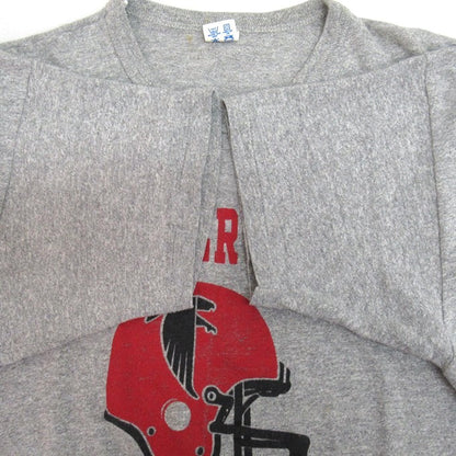 Champion 80s Print Long Sleeve T-Shirt Gray Size L