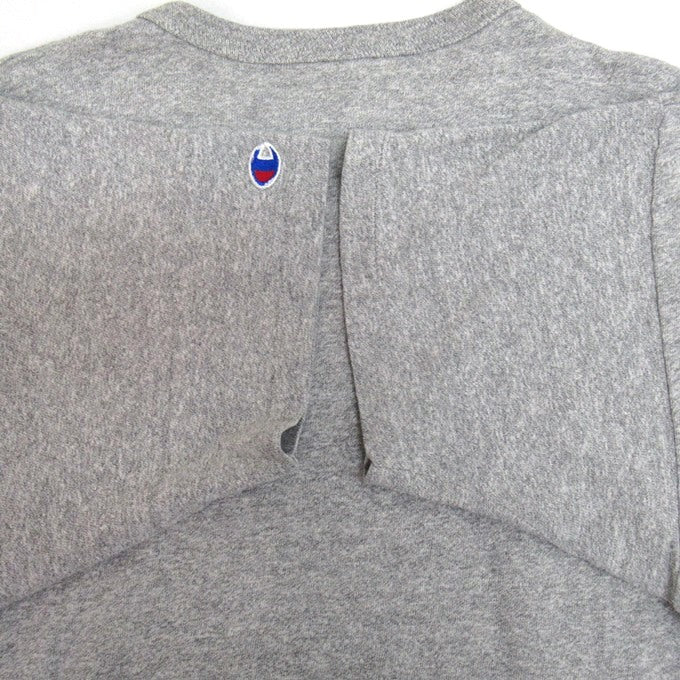 Champion 80s Print Long Sleeve T-Shirt Gray Size L
