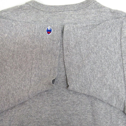 Champion 80s Print Long Sleeve T-Shirt Gray Size L