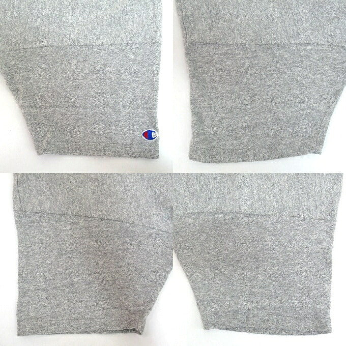 Champion 80s Print Long Sleeve T-Shirt Gray Size L