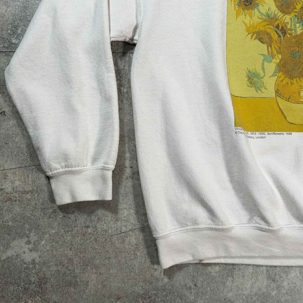 The National Gallery Vincent Van Sweatshirt White Size M