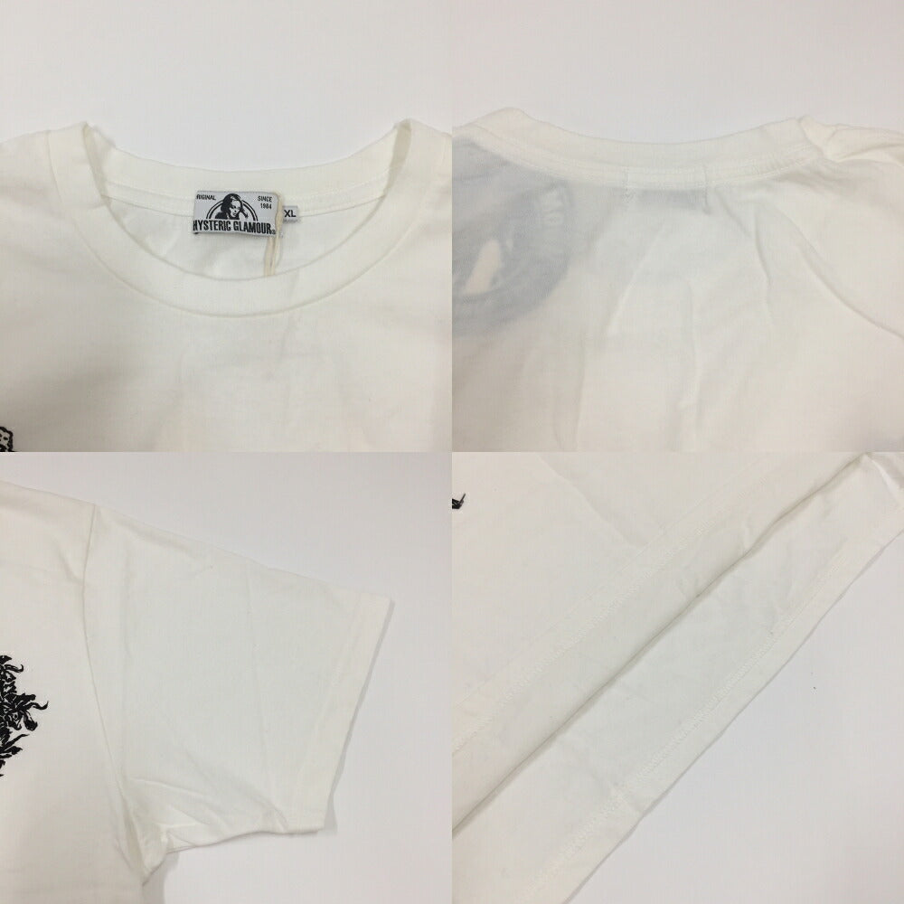 HYSTERIC GLAMOUR 5-Girl Print T-Shirt White Size XL