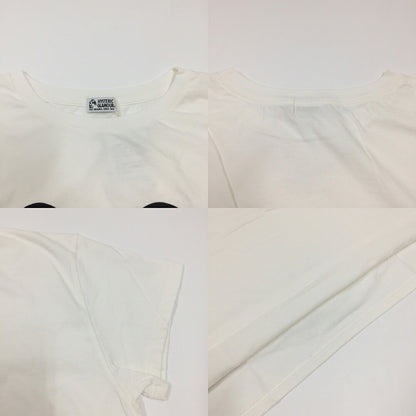 HYSTERIC GLAMOUR Patch Bear Oversized T-Shirt White Size T