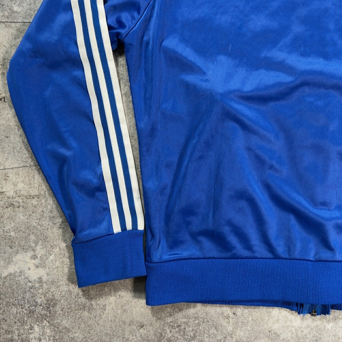 Adidas ATP 80s Vintage Track Jacket USA Made Blue Size M