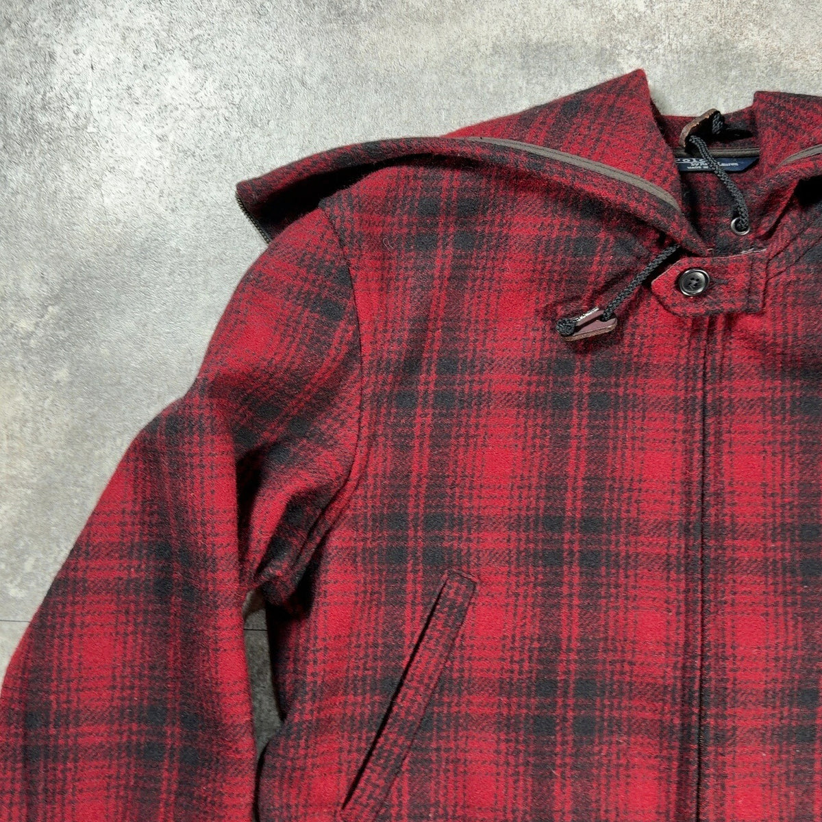 Polo Ralph Lauren NGR 80s Sailor Collar Check Coat Size S