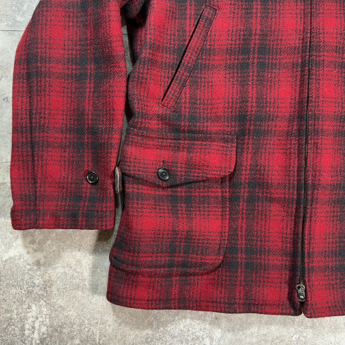 Polo Ralph Lauren NGR 80s Sailor Collar Check Coat Size S