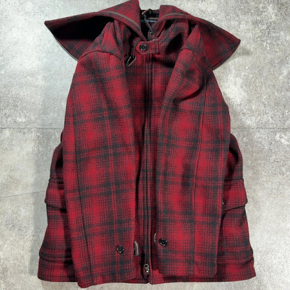 Polo Ralph Lauren NGR 80s Sailor Collar Check Coat Size S