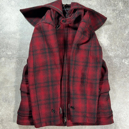 Polo Ralph Lauren NGR 80s Sailor Collar Check Coat Size S