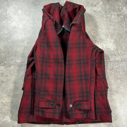 Polo Ralph Lauren NGR 80s Sailor Collar Check Coat Size S