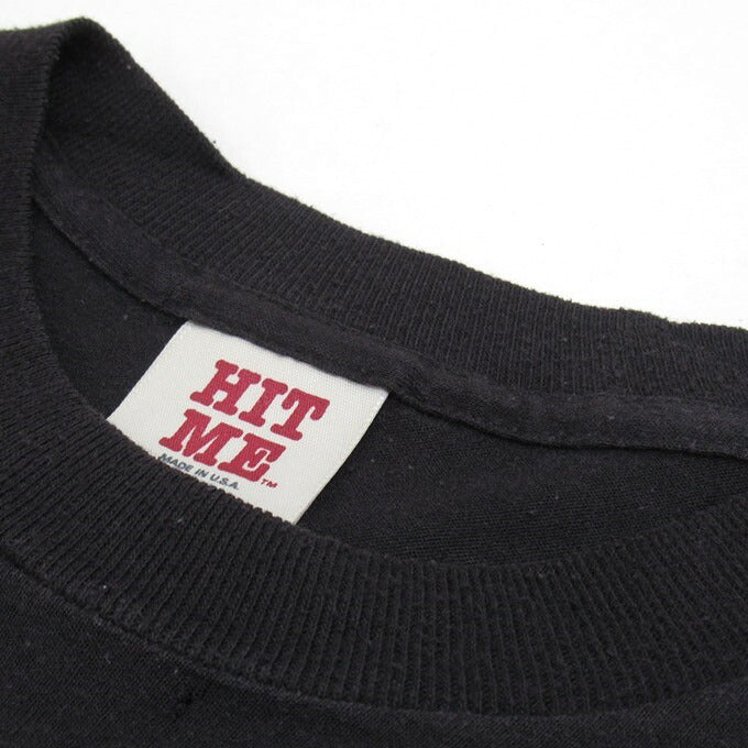 HARLEY-DAVIDSON 80s "HIT ME" Print T-Shirt Black Size XL