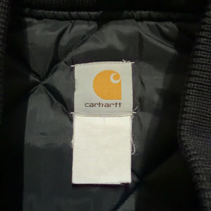 Carhartt 00s Black Duck Quilted Work Vest Size XXL
