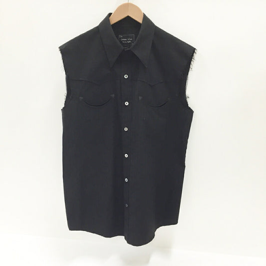 NUMBER (N)INE Sleeveless Shirt Black Size 4