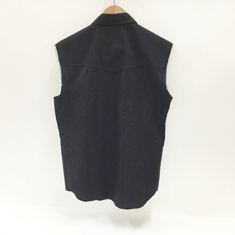 NUMBER (N)INE Sleeveless Shirt Black Size 4