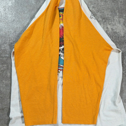 Grateful Dead 80s Vintage Mouse Kelley Raglan White Size S