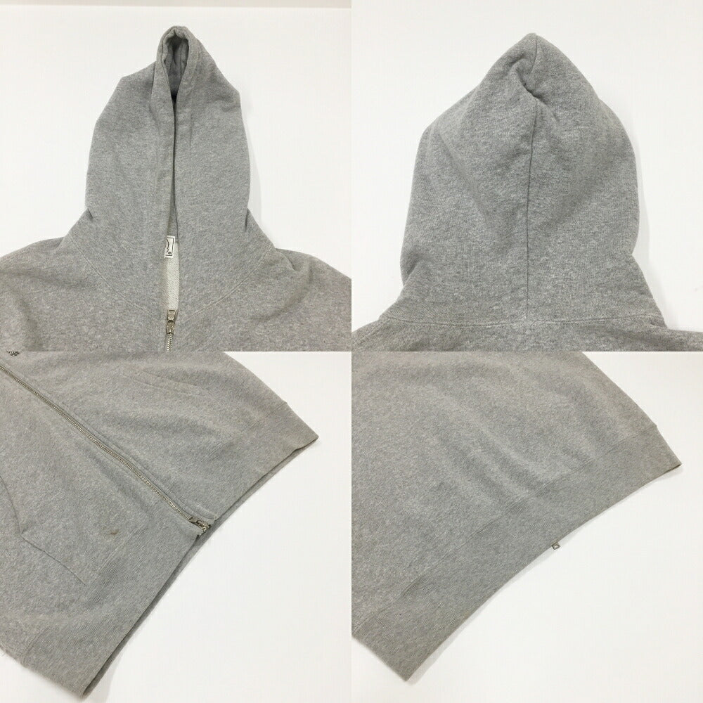 A BATHING APE Swarovski Zip Hoodie Vest Gray Size L