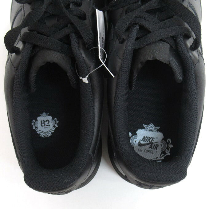 NIKE AIR FORCE 1 '07 Black Sneakers Size 27cm
