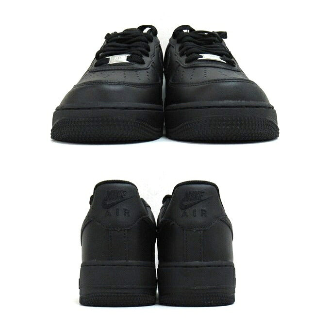 NIKE AIR FORCE 1 '07 Black Sneakers Size 27cm