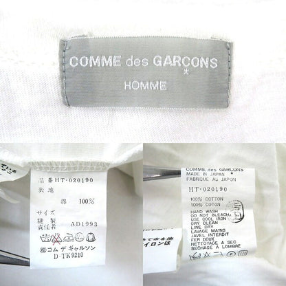 COMME des GARCONS HOMME 1993 Print S/S T-Shirt White Size M
