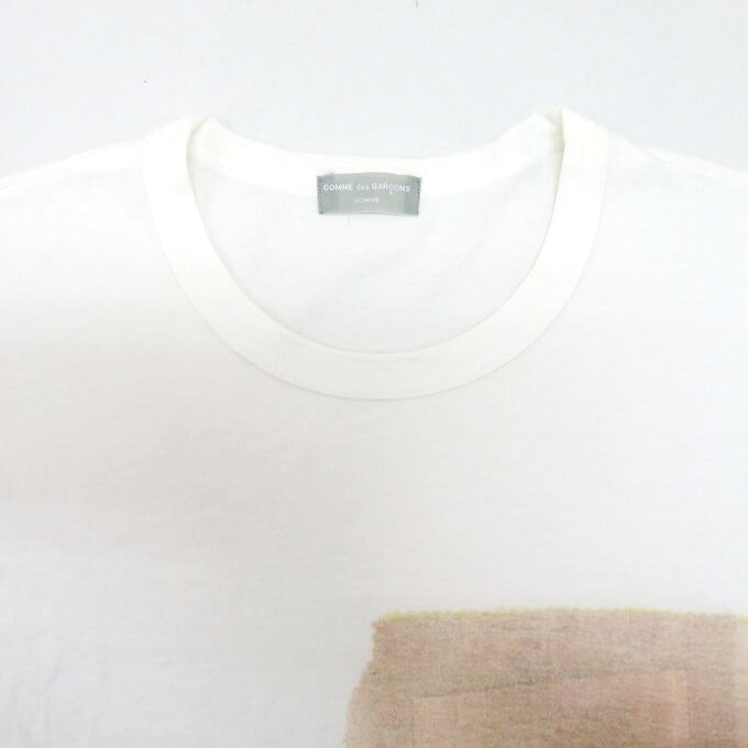 COMME des GARCONS HOMME 1993 Print S/S T-Shirt White Size M