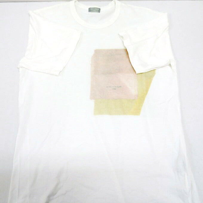 COMME des GARCONS HOMME 1993 Print S/S T-Shirt White Size M