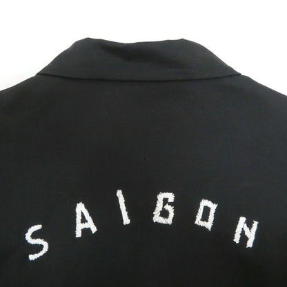 HOUSTON Hand Embroidered Vietnam Jacket Black Size 40