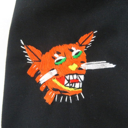 HOUSTON Hand Embroidered Vietnam Jacket Black Size 40