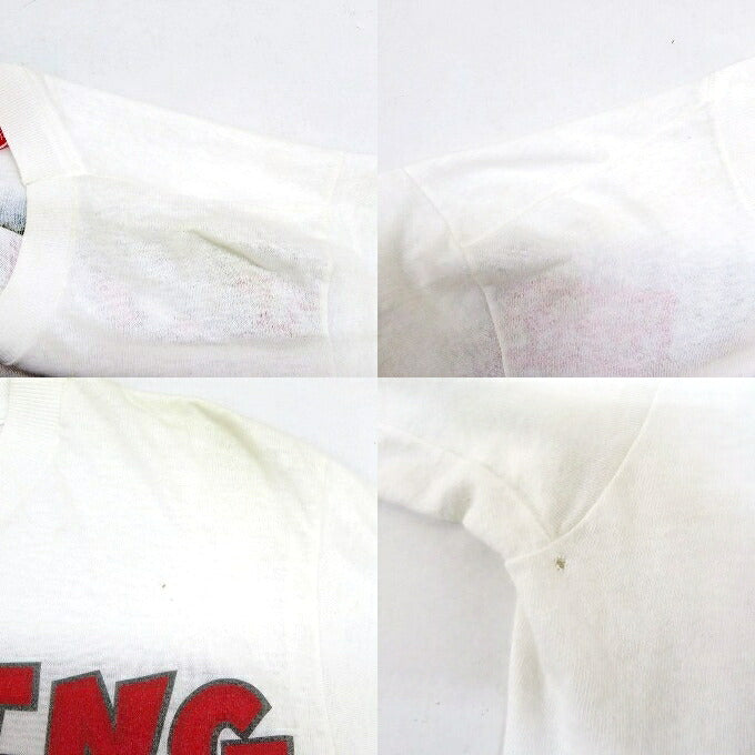 THE ROLLING STONES 90s Tour Band T-Shirt White Size M
