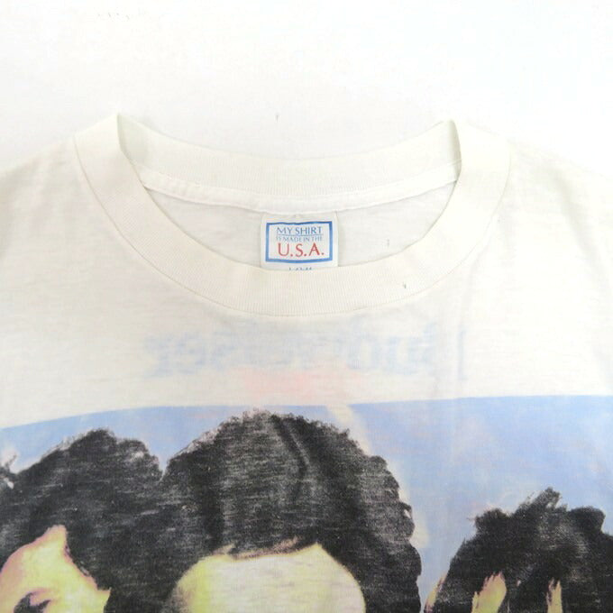 The Rolling Stones 80s Steel Wheels T-Shirt White Size L