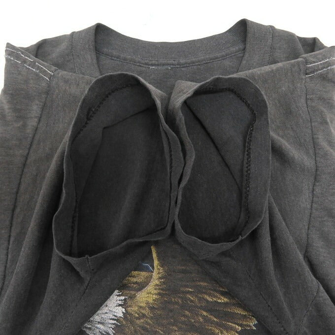 Harley Davidson 80s Eagle Print T-Shirt Charcoal Gray Size M