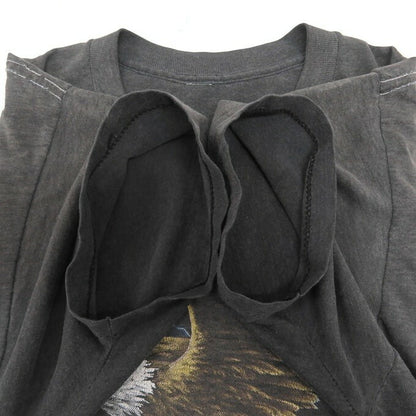 Harley Davidson 80s Eagle Print T-Shirt Charcoal Gray Size M