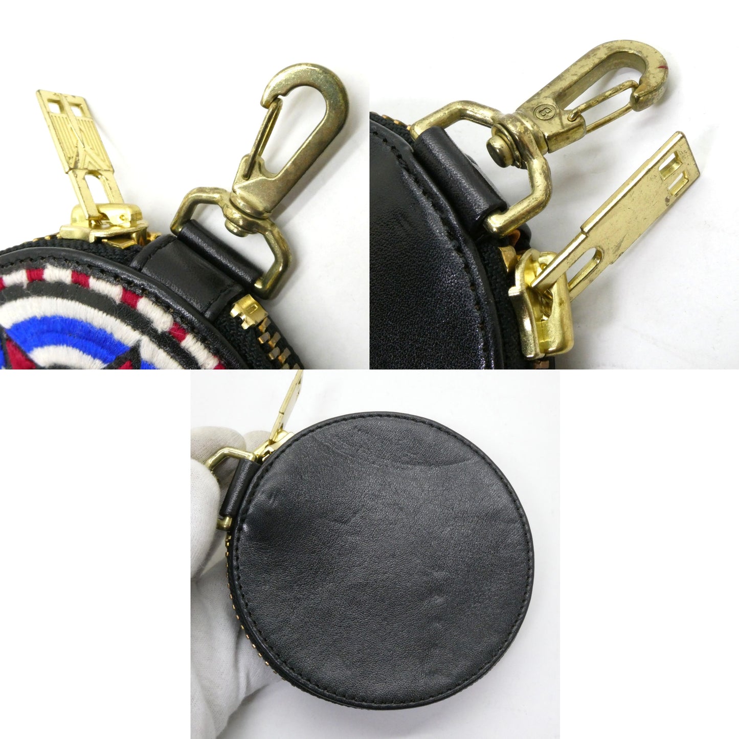 Blackmeans Leather Coin Case Black Size ONE SIZE