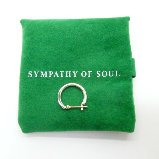 Silver Sympathy of Soul Plain Hoop Earrings Size ONE SIZE